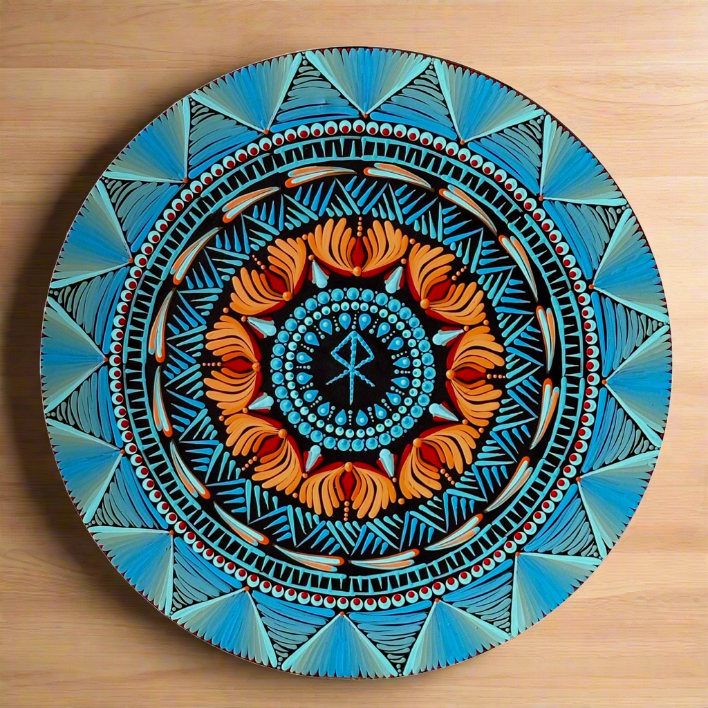 SOLD Courage rune Mandala
