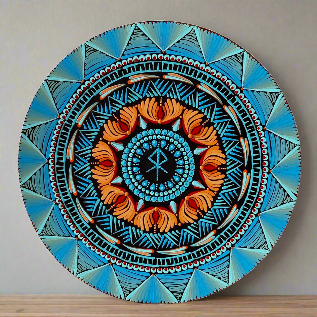 SOLD Courage rune Mandala