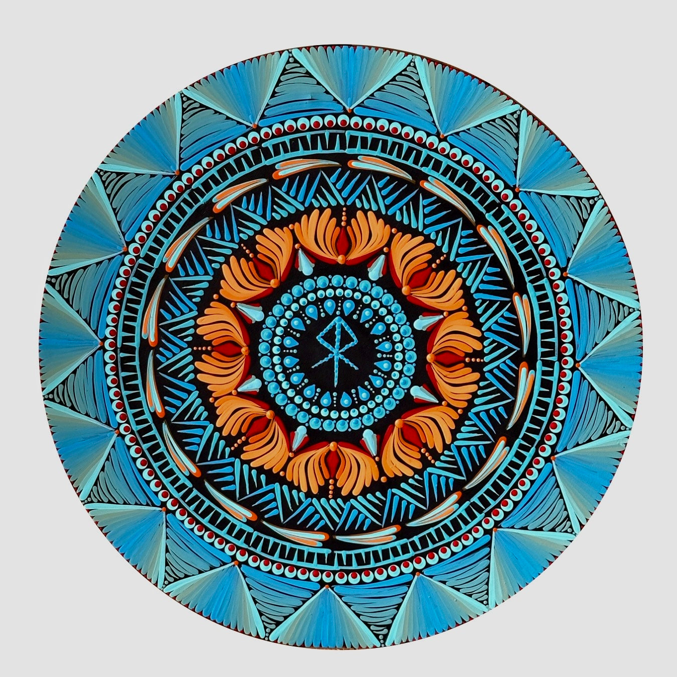 SOLD Courage rune Mandala