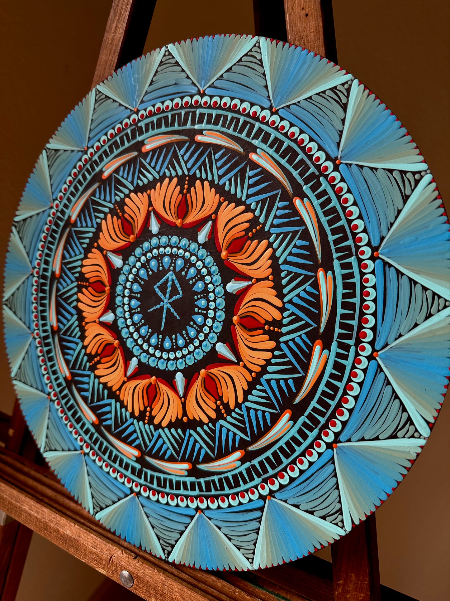 SOLD Courage rune Mandala
