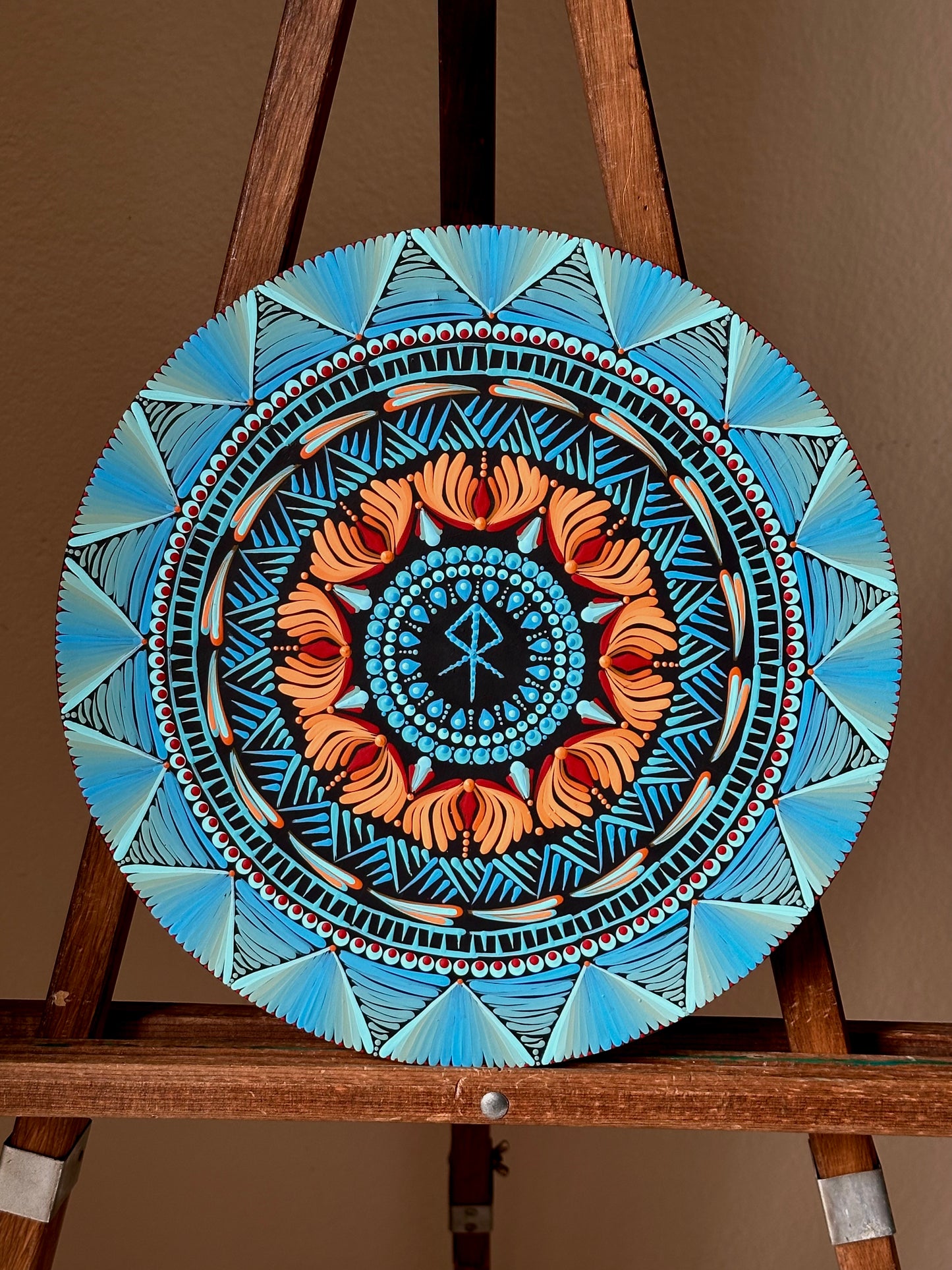 SOLD Courage rune Mandala