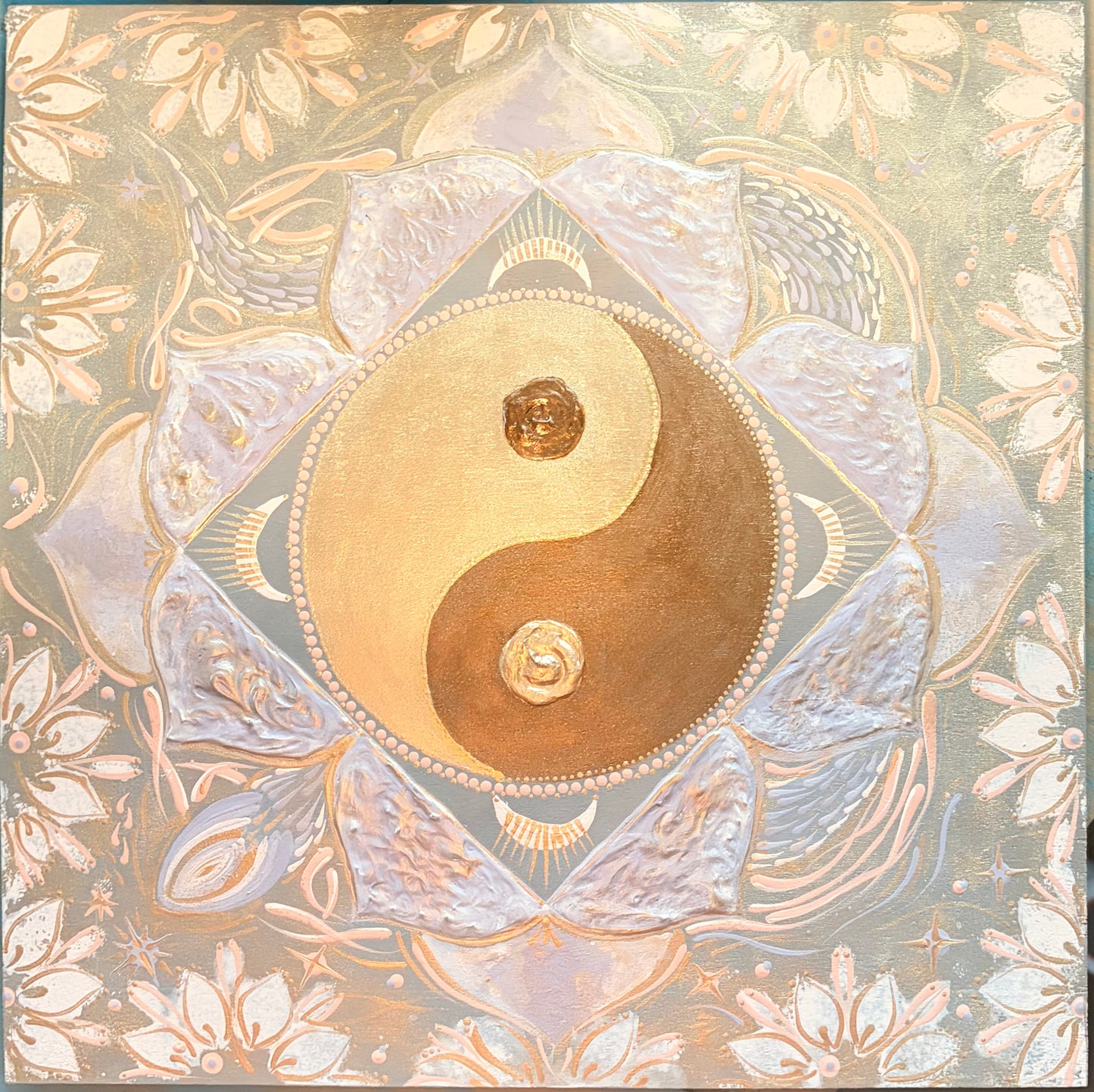 Yin Yang Mandala | Spiritual Wall Art for Calm, Balance & Feminine Energy